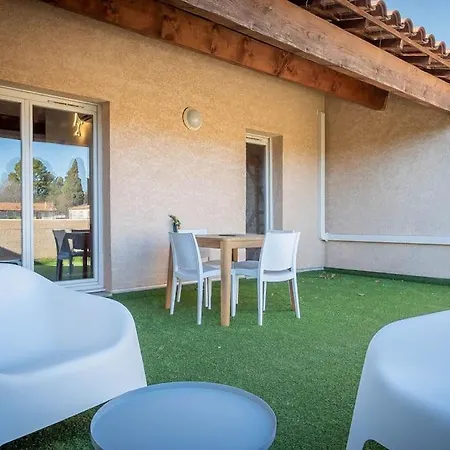 La Terraza, T2 Avec Clim, Parking, Port Marianne דירה