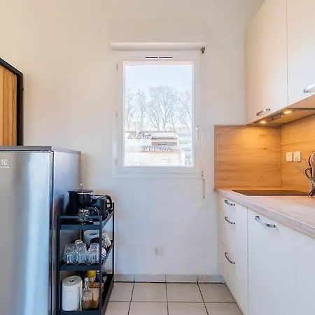 La Terraza, T2 Avec Clim, Parking, Port Marianne *