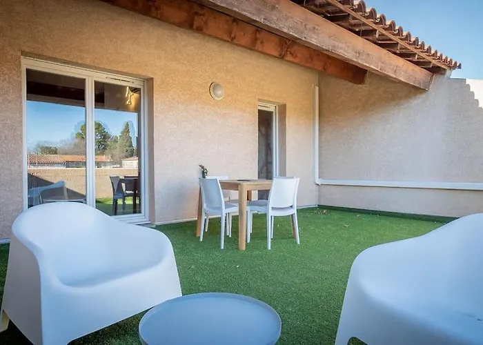 La Terraza, T2 Avec Clim, Parking, Port Marianne Διαμέρισμα